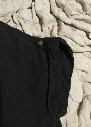 Черная блуза рубашка, 38 европейский5 фото