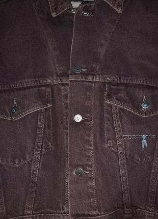 !торг!  ексклюзивна джинсова куртка з бірюзою в ґудзиках5 фото