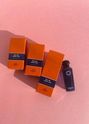 Hermes hermessence eau de citron nera мини 7,5мл