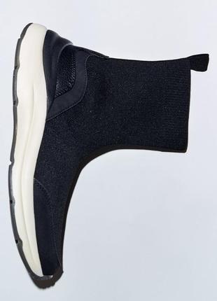 Zara высокие текстильные кроссовки2 фото