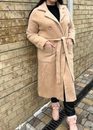 Стильное пальто с альпаки, турция,классное качество и стиль, редкий размер.