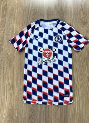 Мужская спортивная футболка джерси nike dri fit authentic chelsea fc carabao energy