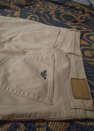 Белые джинсы armani jeans4 фото