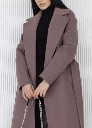 Демисезонне пальто-халат вовна шерсть🥰❤️