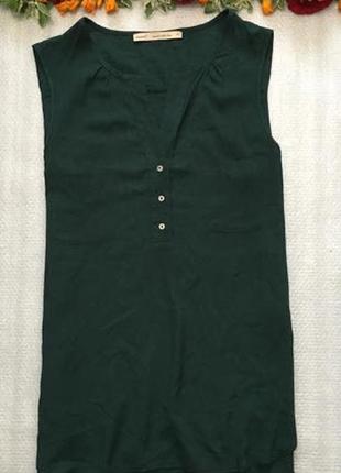 Блуза изумрудного цвета от некст 14 р