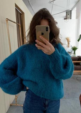 Мягкий свитер из шерсти альпака6 фото