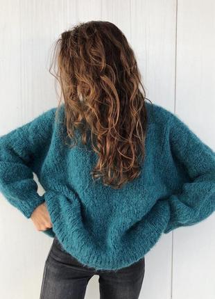 Мягкий свитер из шерсти альпака9 фото