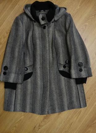 Женское демисезонное пальто размер 56-581 фото