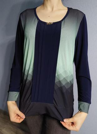 Стильная блуза с градиентом3 фото