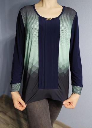 Стильная блуза с градиентом4 фото