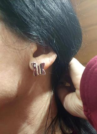 Набор бижутерия бабочки серьги подвеска набор бабочка