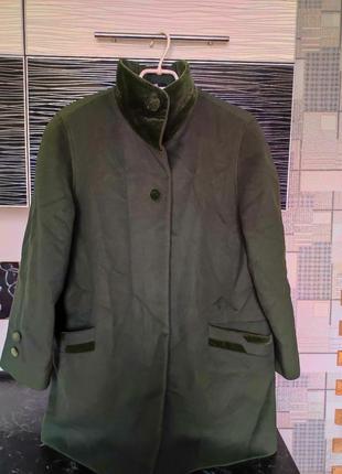 Пальто демизизонное шерсть и кашемир marcona.3 фото