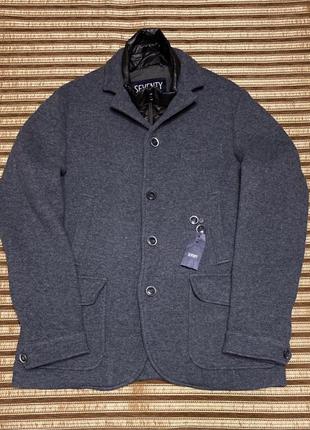 Пальто seventy sergio tegon wool coat/blazer lampo jacket вовняний/з вовни піджак lora piano2 фото