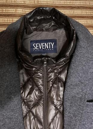 Пальто seventy sergio tegon wool coat/blazer lampo jacket вовняний/з вовни піджак lora piano4 фото