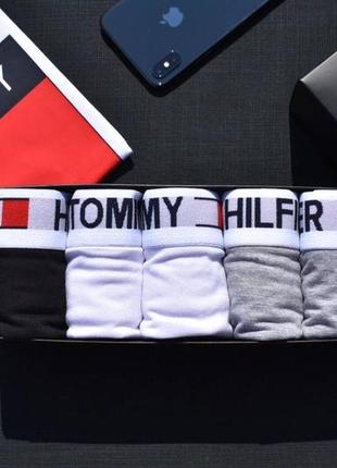 Набір нижньої білизни 5 шт., труси боксери tommy hilfiger5 фото