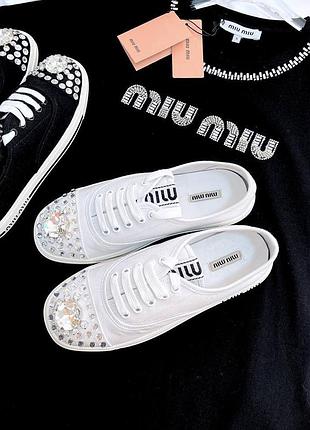 Кеди у стилі miu miu