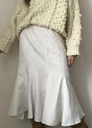 Спідниця вінтаж біла , юбка белая