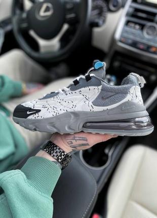 Кроссовки nike air max 270 react silver x travis scott3 фото