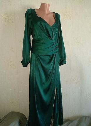 Шикарное платье шёлк