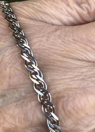 Новая серебряная цепочка плетение «нонна», серебро 925 проба