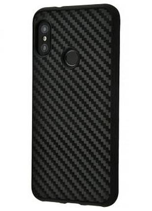 Чохол для xiaomi redmi 6 pro/mi a2 lite карбон