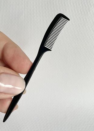 Гребінець міні для вій та брів пластик расческа мини для ресниц и бровей probeauty