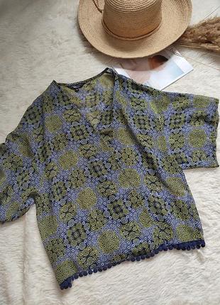 Пляжная накидка, легкая полупрозрачная накидка на купальник или топ, размер s -m