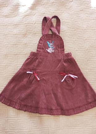 Вельветовий сарафан