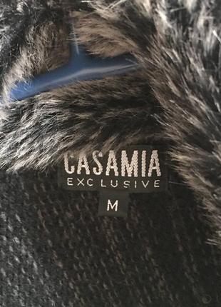 Об'ємний кардиган з вовною легеньке в'язане пальтечко casamia exclusive8 фото