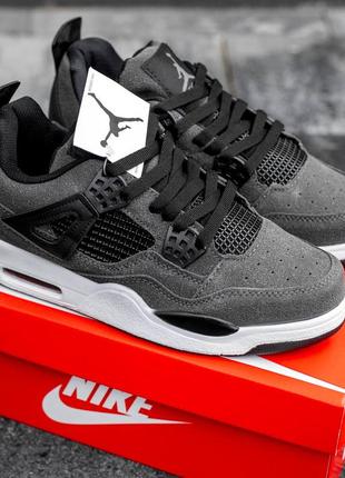 Мужские кроссовки nike air jordan 4, мужественные кроссовки найк джордан 45 фото