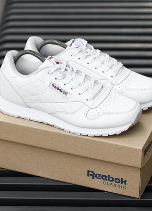 Мужские кроссовки reebok classic, мужественные кроссовки рыбок класссик3 фото