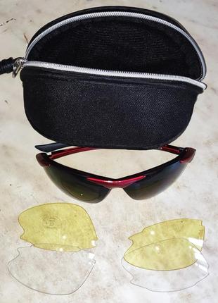 Комплект, спортивные очки со сменными линзами3 фото