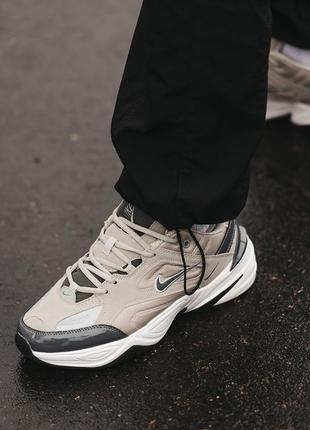 Женские кроссовки nike m2k tekno grey white 36-37-38-39-416 фото