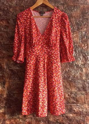 Трикотажне червоне плаття 48р