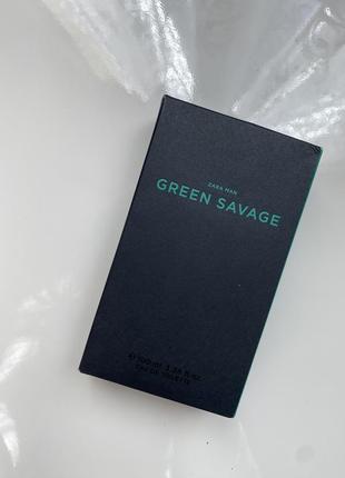 Парфюм мужской zara green savage 100ml2 фото