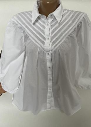 Белоснежная рубашка zara