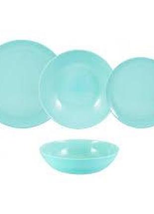 Сервіз luminarc diwali light turquoise 19 пр. (p2947)