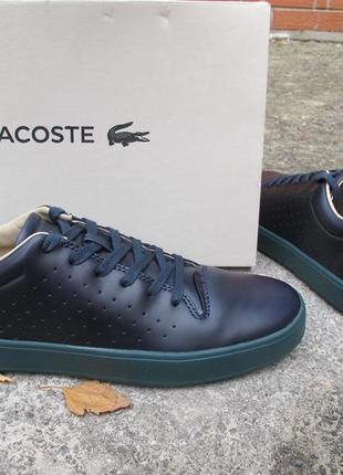 Нові шкіряні кросівки снікерси lacoste оригінал