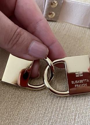 Кожаный ремень пояс elisabetta franchi