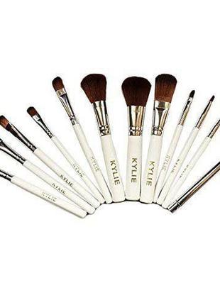 Набор профессиональный кисти для макияжа kylie jenner make-up brush set 12 шт1 фото