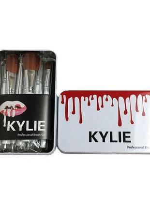 Набор профессиональный кисти для макияжа kylie jenner make-up brush set 12 шт3 фото