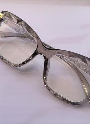 Жіночі іміджеві окуляри з захистом, стиль - diamond4 фото