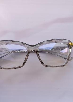 Женские имиджевые очки с защитой, стиль - diamond9 фото
