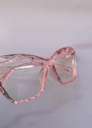 Женские имиджевые очки с защитой, стиль - diamond8 фото