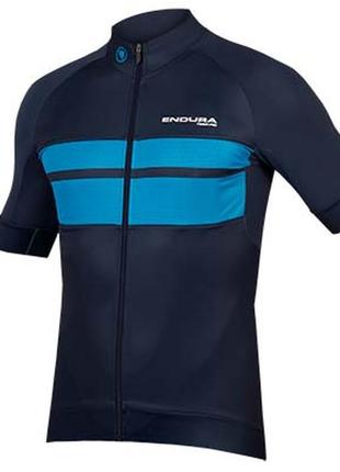 Велофутболка велоджерсі endura fs260-pro navy jersey (xxl)3 фото