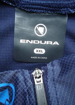 Велофутболка велоджерсі endura fs260-pro navy jersey (xxl)6 фото
