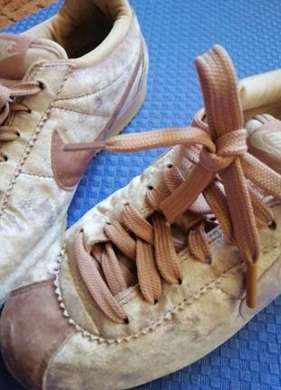 Пудровые кроссовки nike, оригинал, индонезия, р. 38-38,52 фото