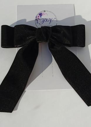 Большой бархатный бантик