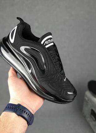 Nike air max 720 чорні з білим