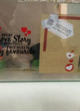 Рамка для фото love story декор день валентина фотографии